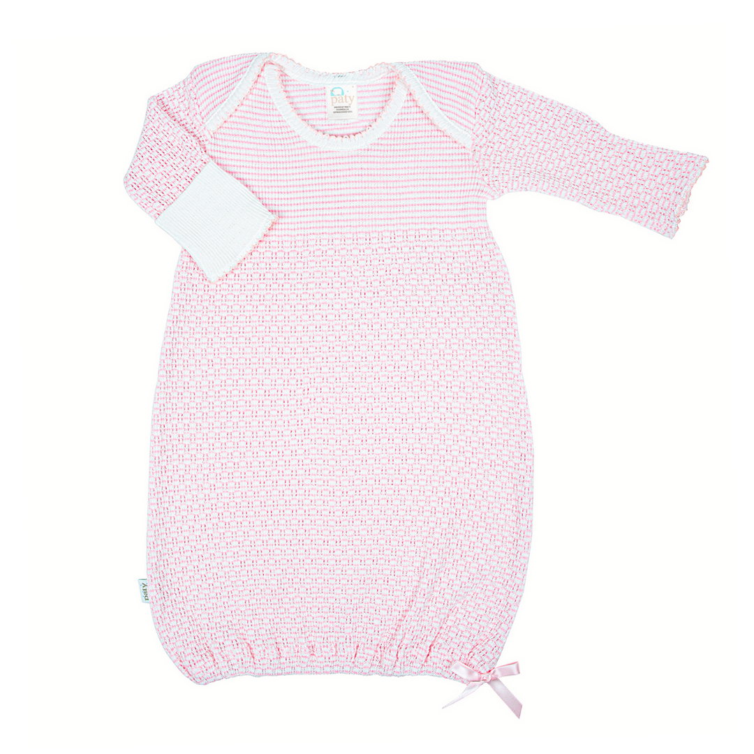 Pink Overlap Shoulder Gown - Paty #215