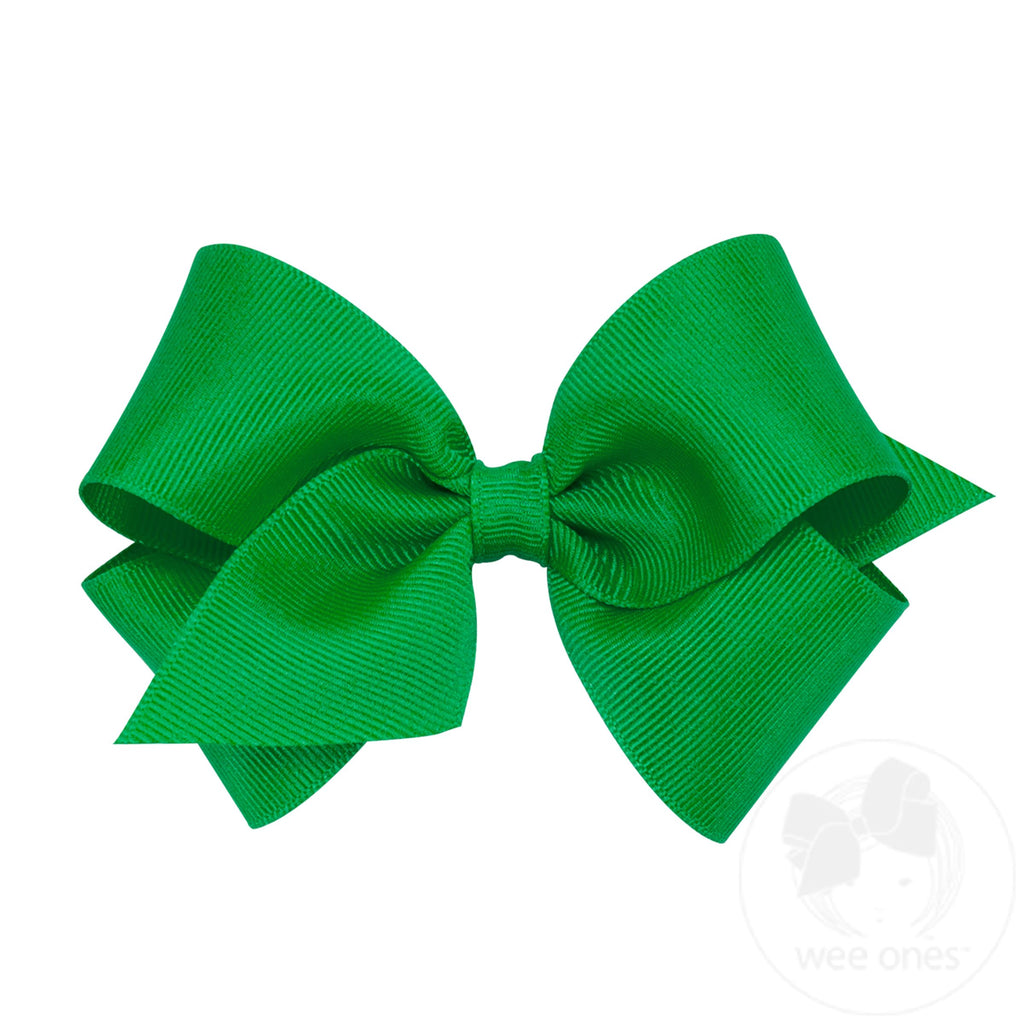Small grosgrain Bow Green