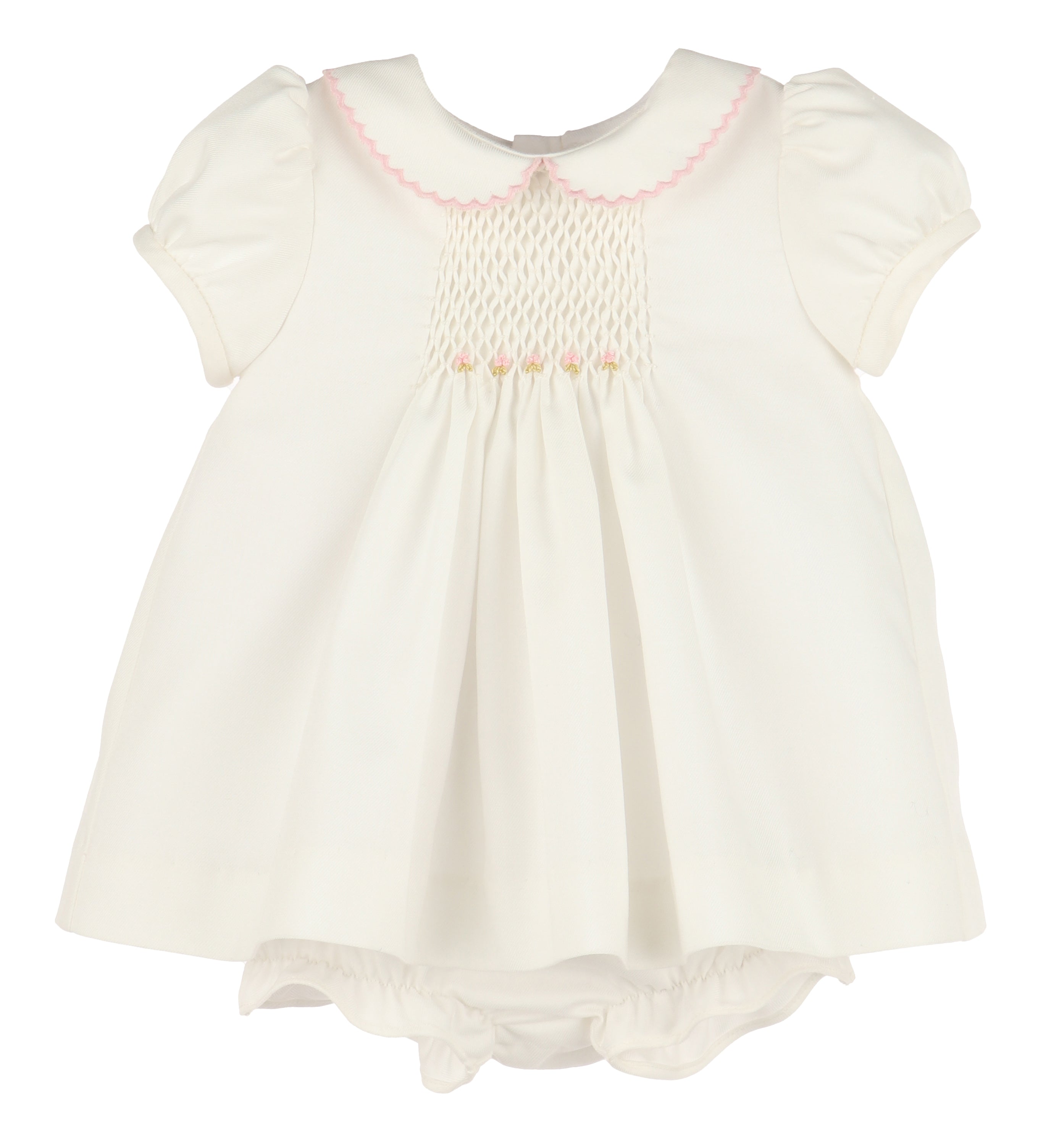 Honeycomb Smock Dress