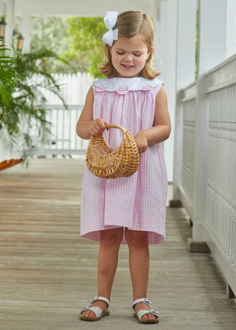 Bib Dress- Easter Egg
