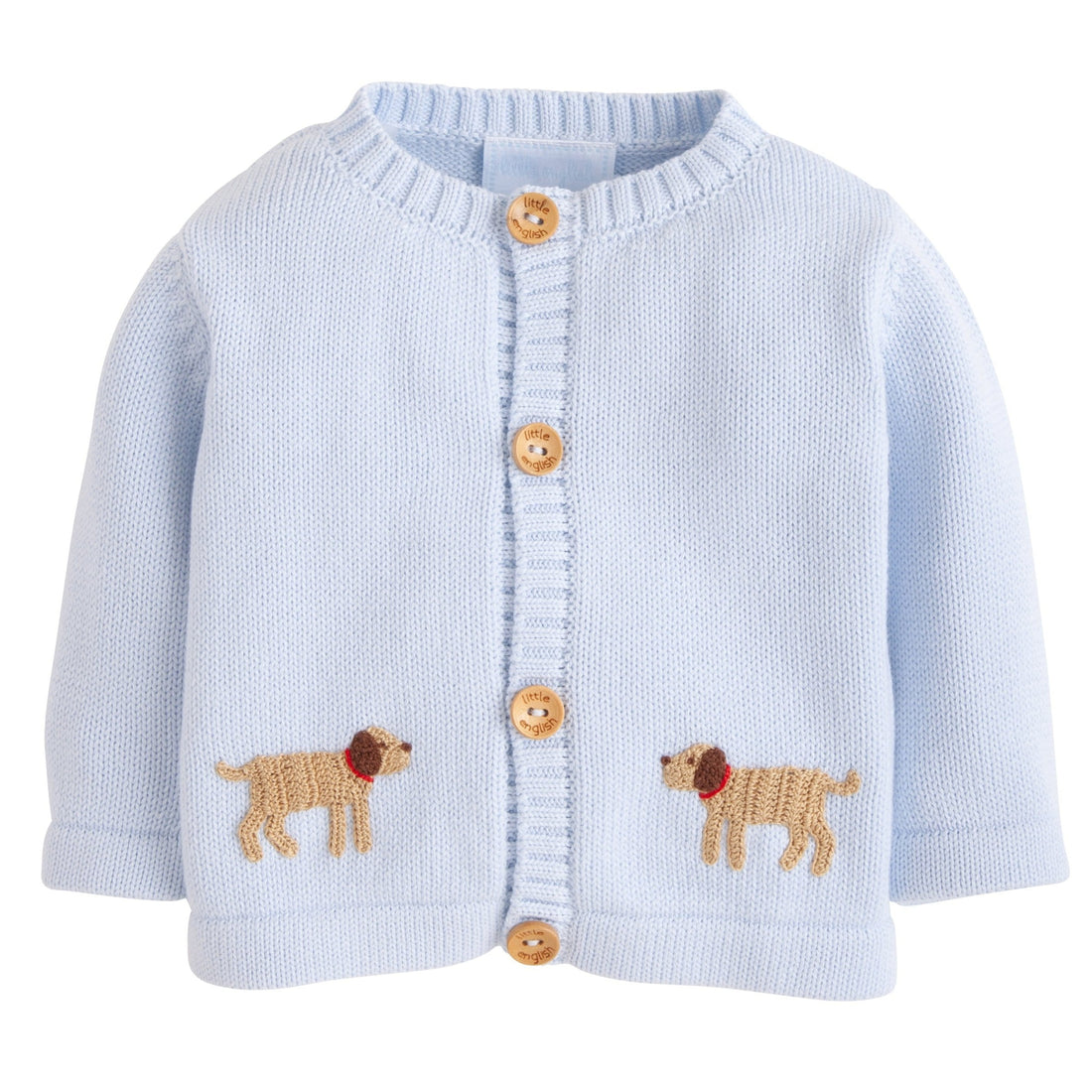 Crochet Cardigan - Blue Dog
