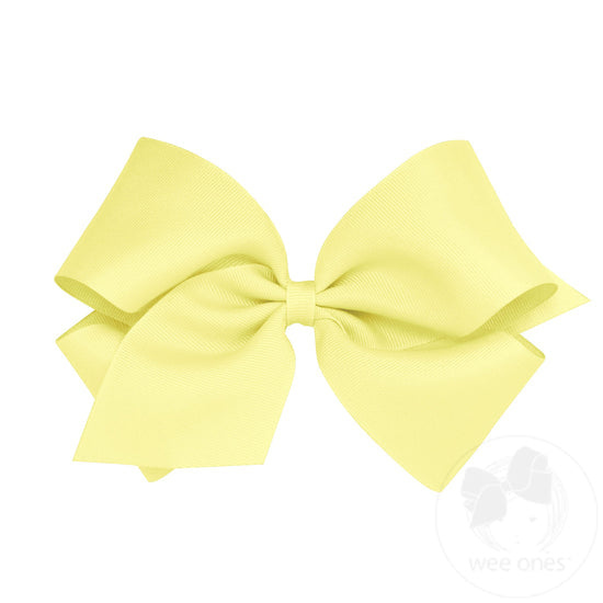 King grosgrain Bow Yellow