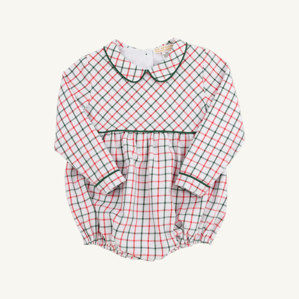 Old Town Tattersall/Grier Green - Long Sleeve Bradford Bubble