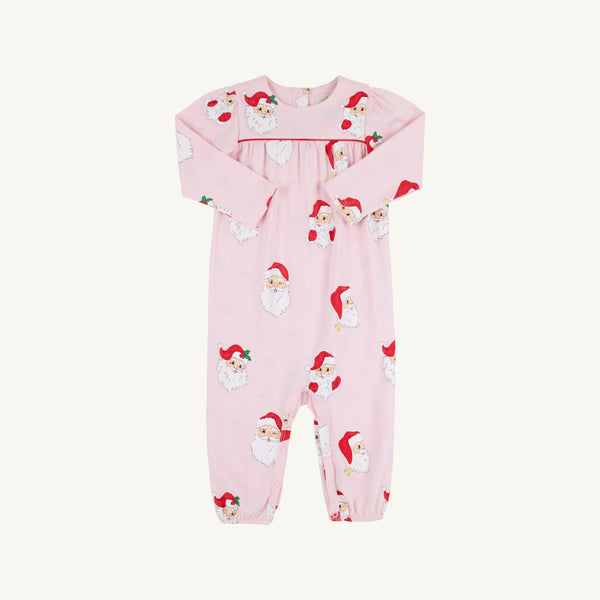 Dear Santa (Palm Beach Pink)/Richmond Red Long Sleeve Penny`s Playsuit