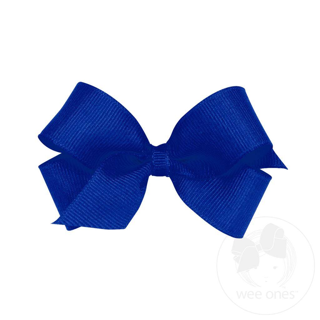 King grosgrain Bow Royal Blue