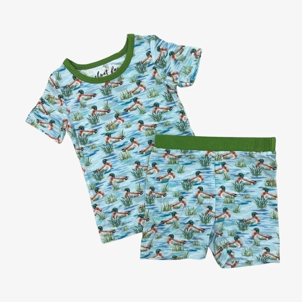 Bamboo Pajama Set- Maui Mallards