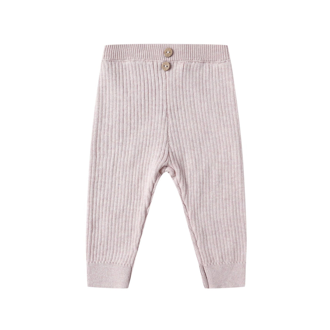 RIB KNIT LEGGING || LILAC