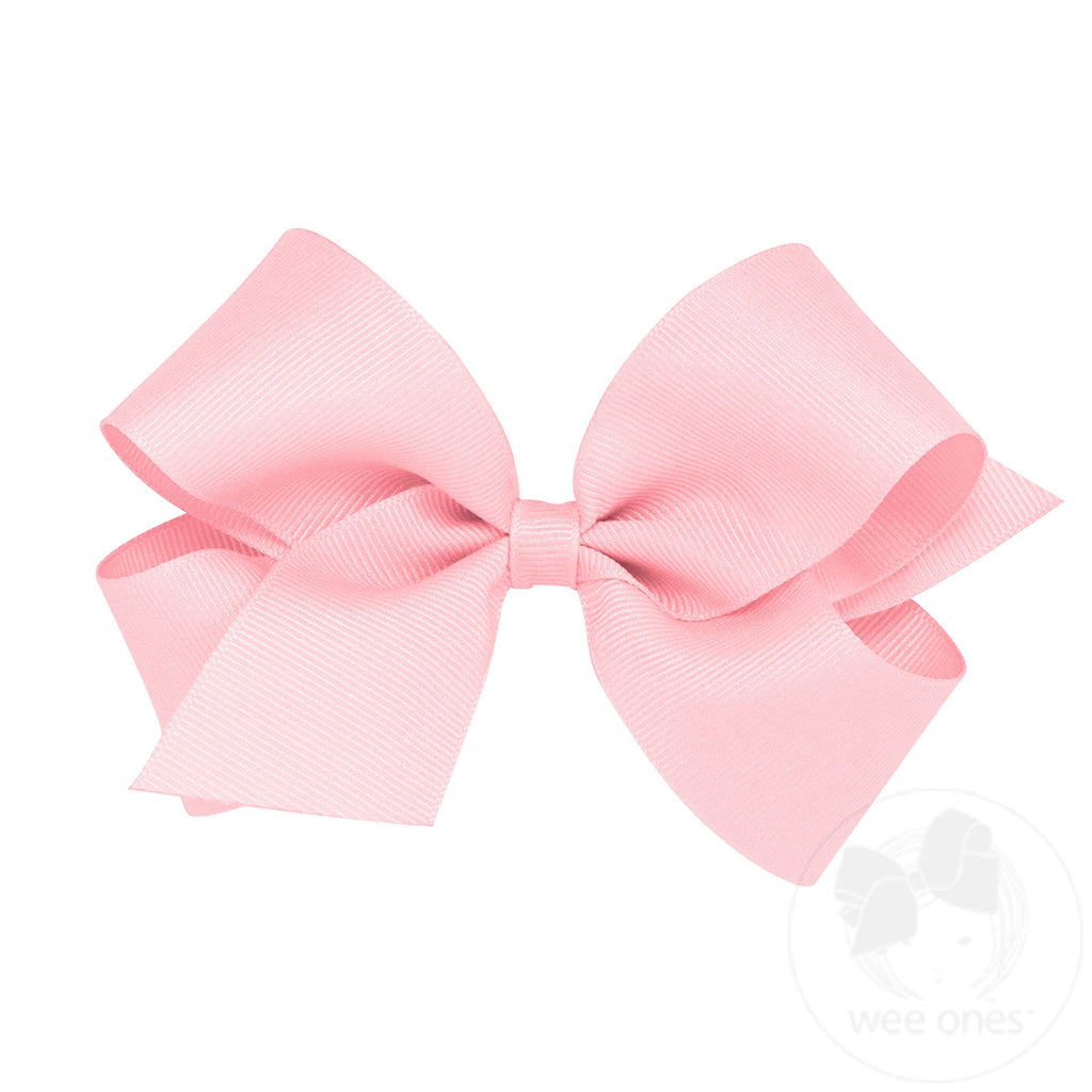 Medium Grosgrain Bow Light Pink