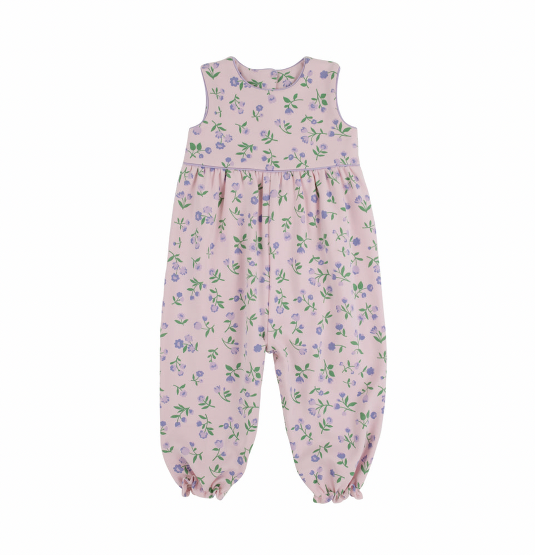 Slvless Rebecca Romper - Tulips/Lavender