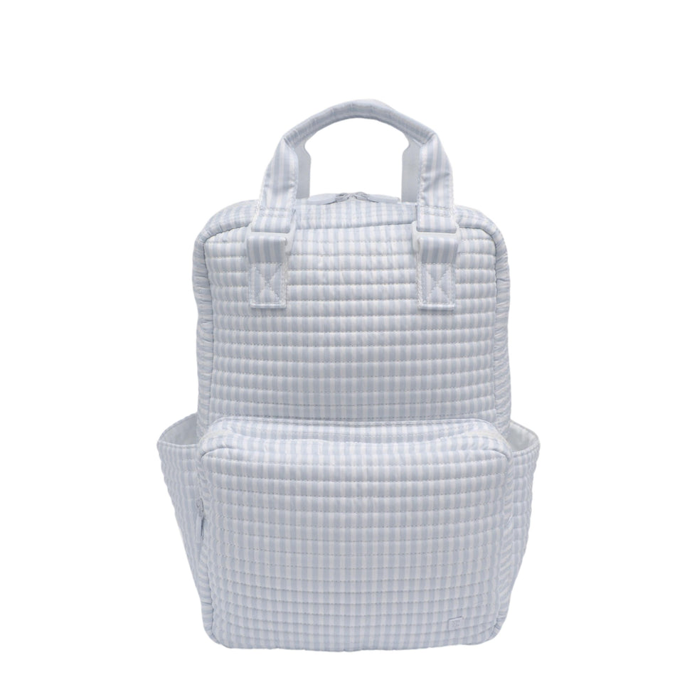 QUILTED ALL YOU NEED BAG - PIMLICO STRIPE BLUE