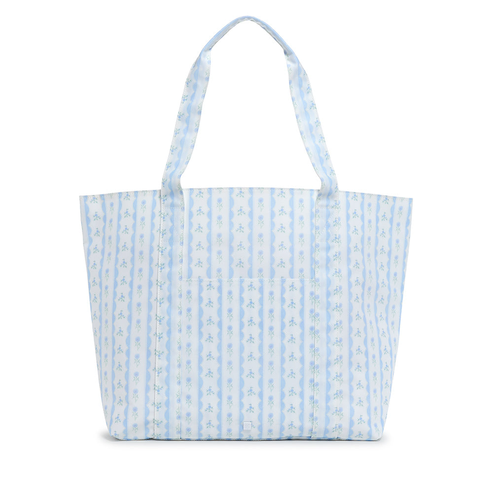 Blue Ribbon Floral - JUMBO TOTE