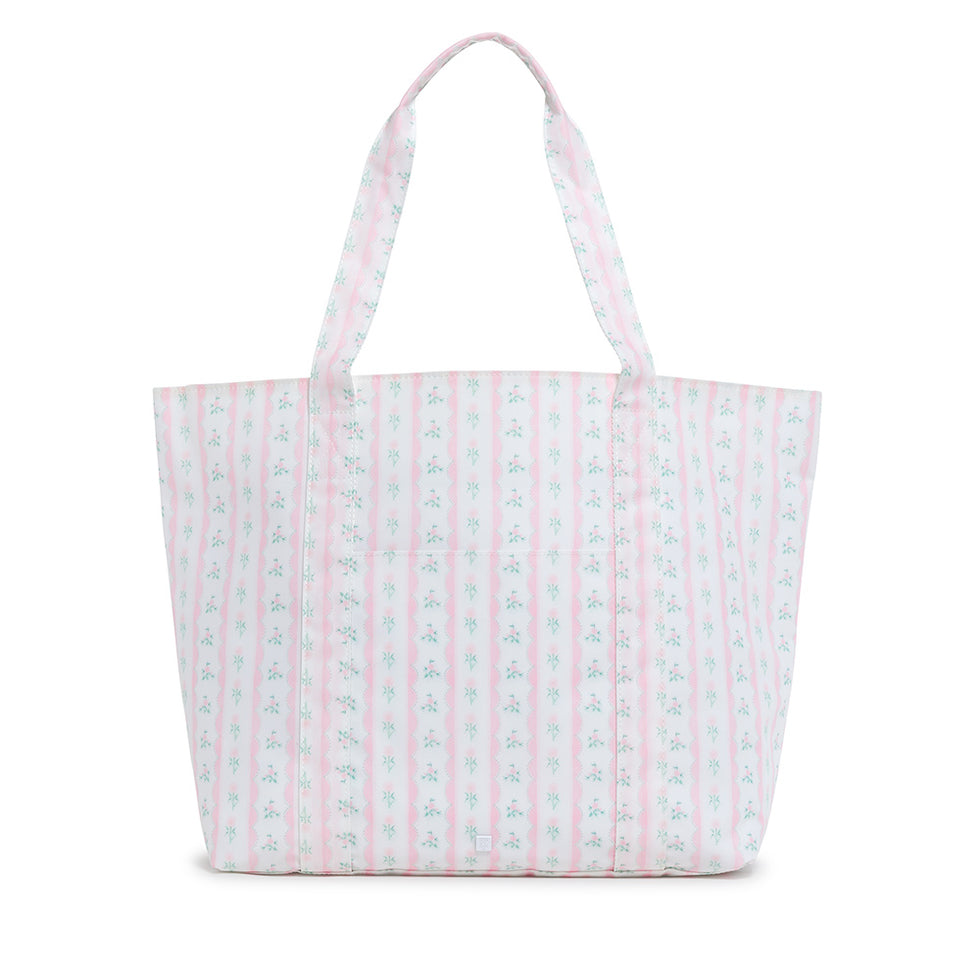 JUMBO TOTE - X-Large Tote RIBBON FLORAL PINK