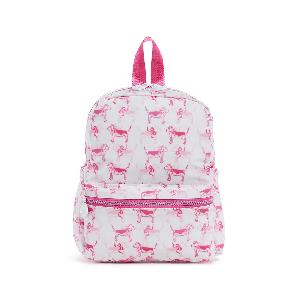 Mini Backpacker- Puppy Love Pink