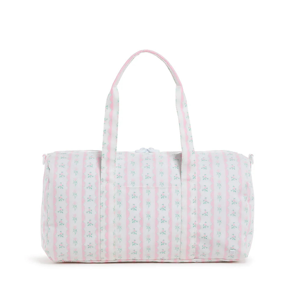 Weekender Duffel Bag- Pink Ribbon Floral