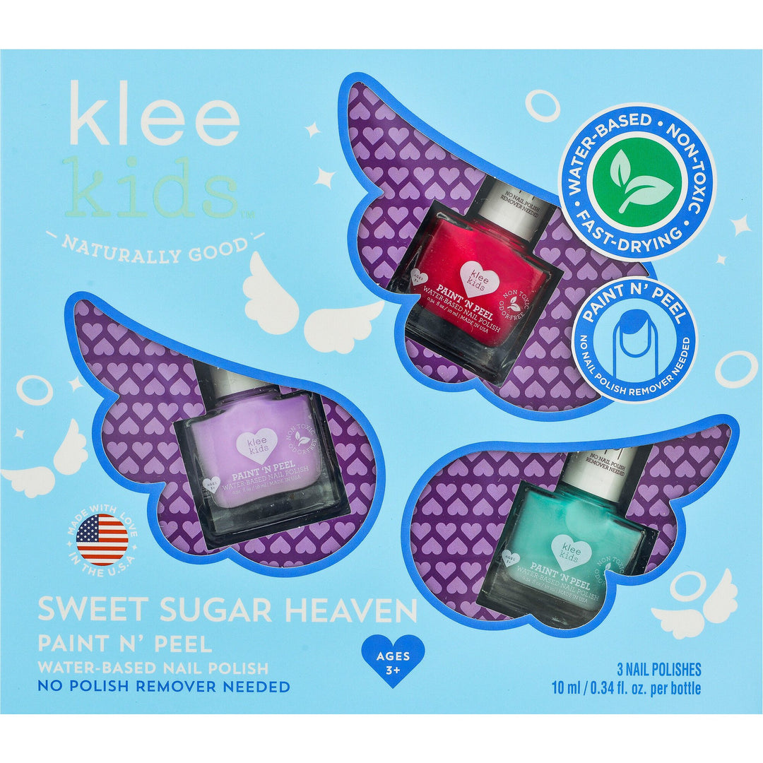 Klee Kids Water-Based Nail Polish Set | Sweet Sugar Heaven