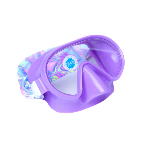 Pastel Swirl Swim Mask