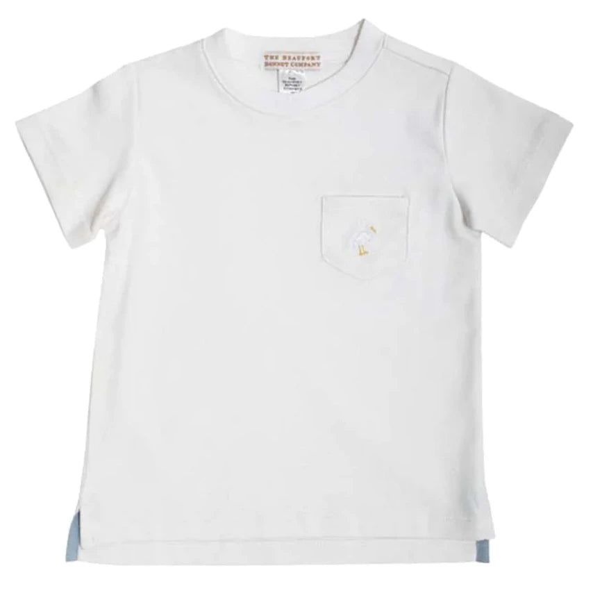 Carter Crewneck Pocket and Stork- WAW/Multi