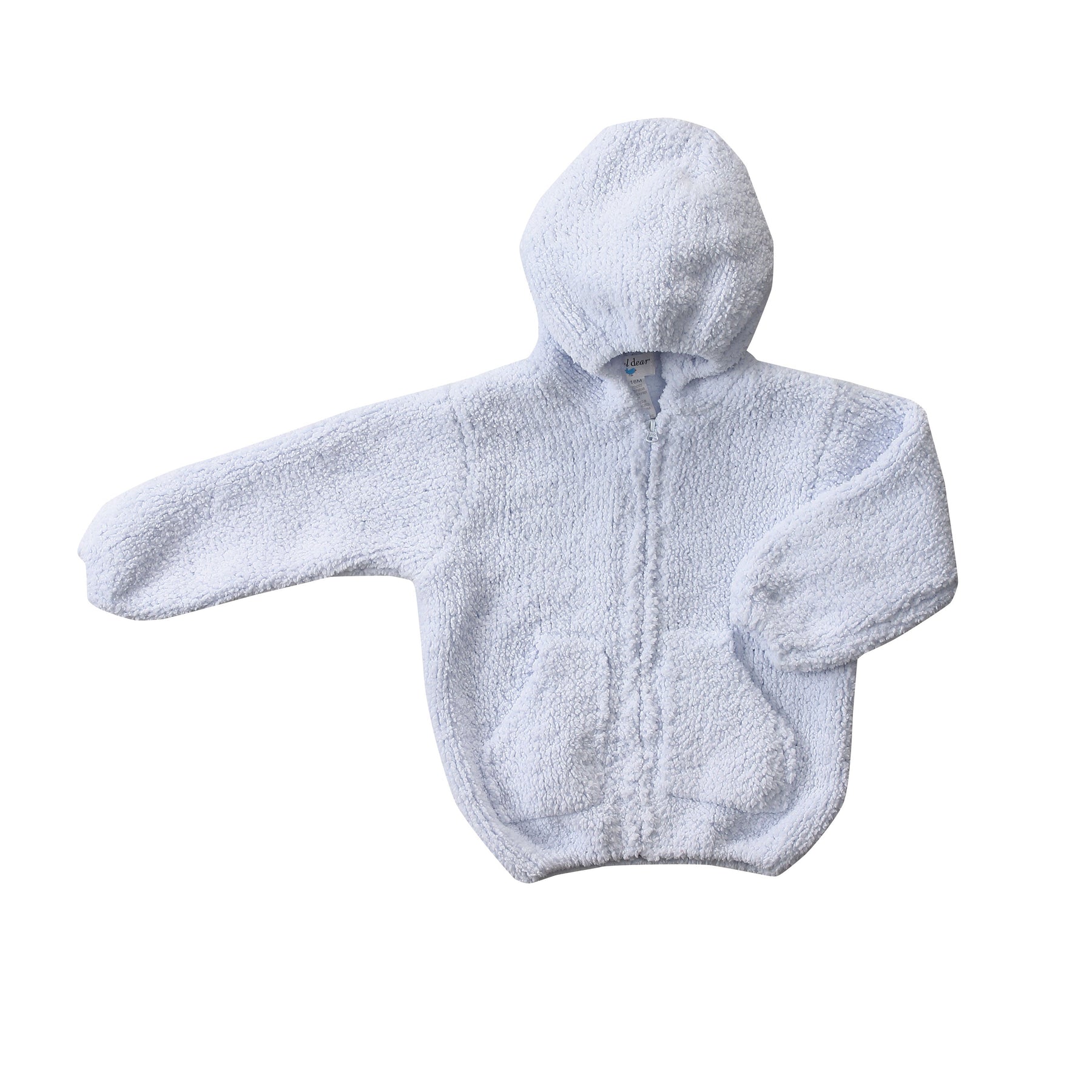 Blue Chenille Hoodie
