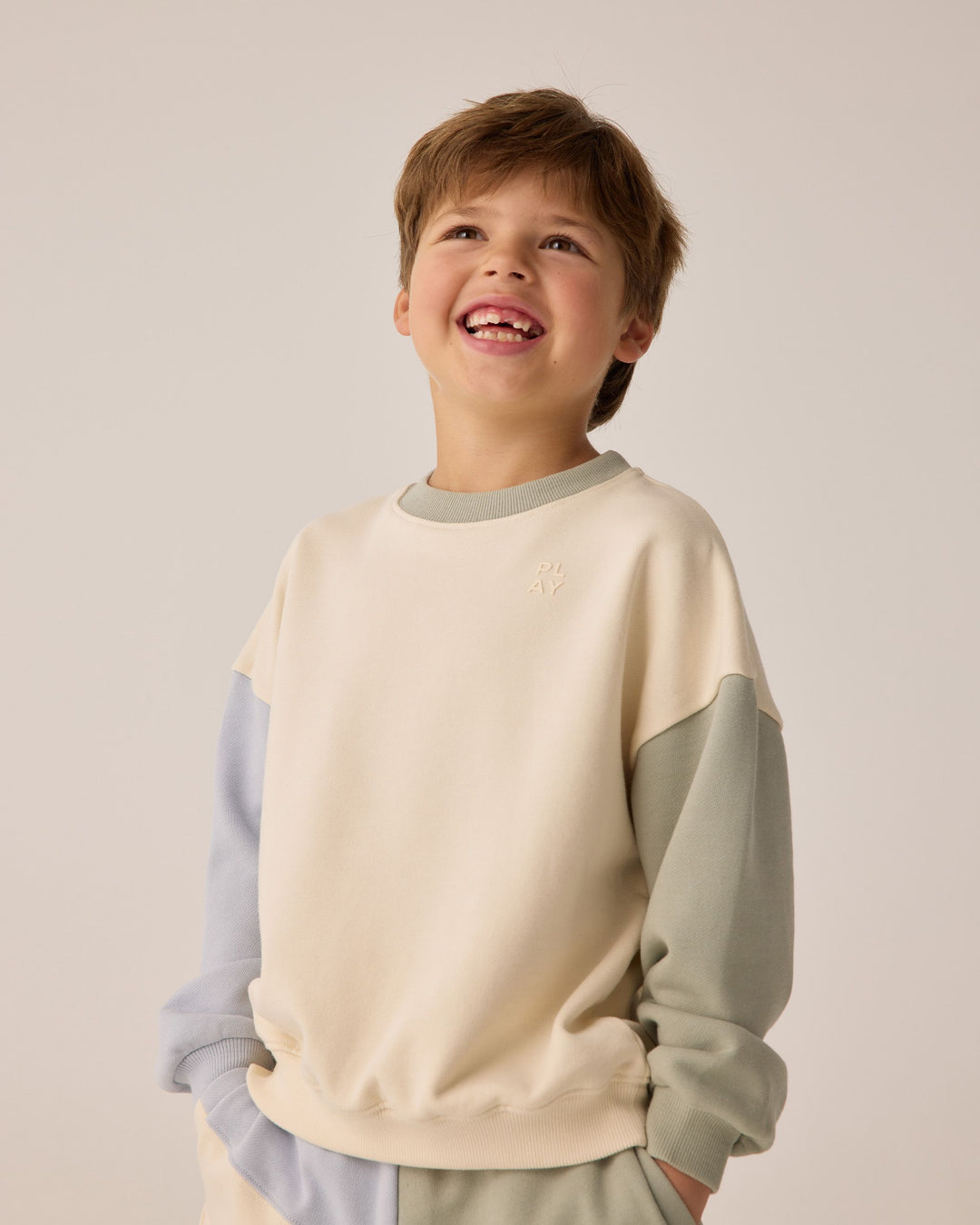 Relaxed Sweatshirt-Natural