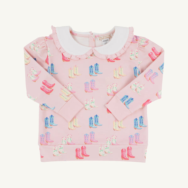 Cute to Boot/Palm Beach Pink Maude`s Ruffle Cassidy Comfy C