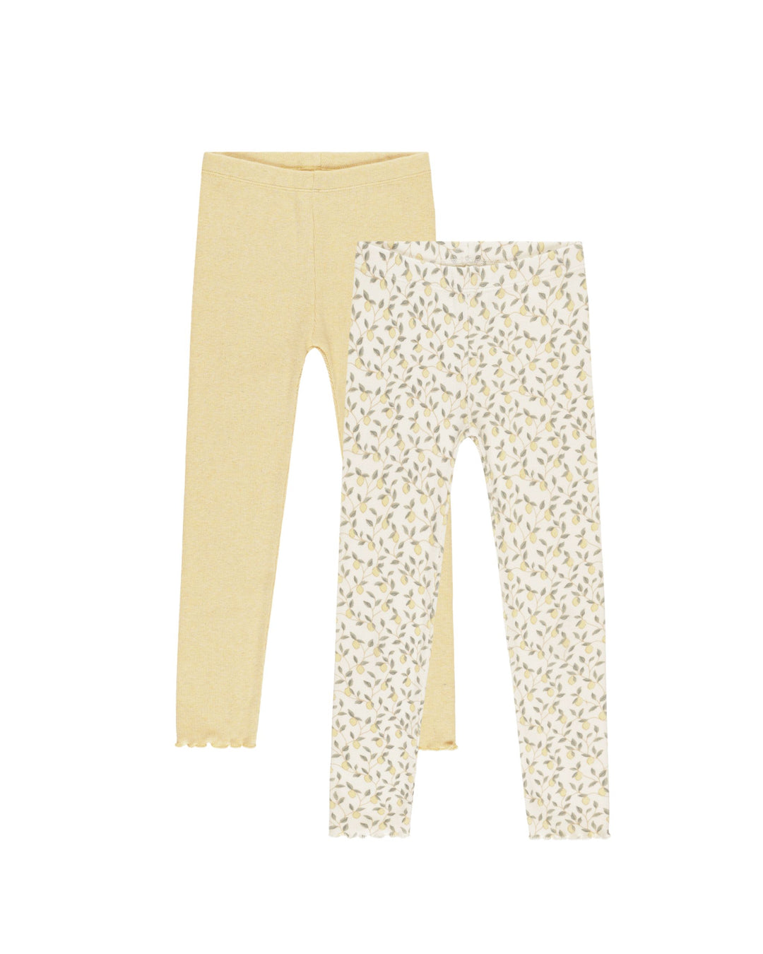 Ribbed Legging Set- Lemons/ Yellow