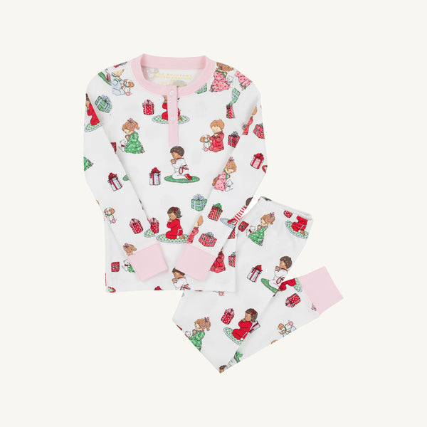 Holiday Patience and Prayers/Palm Beach Pink Sara Janes Sweet Dream Set