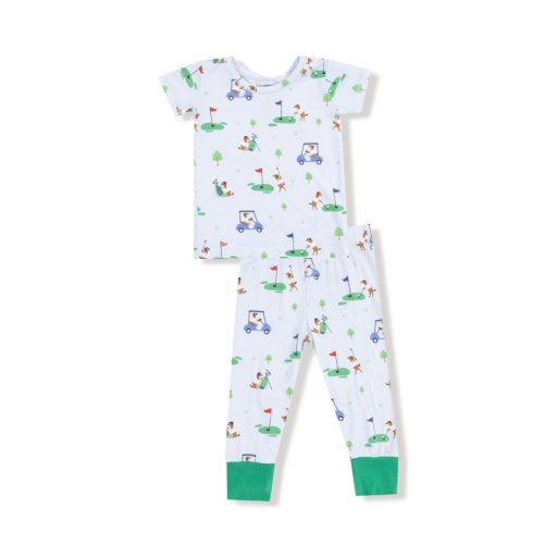 Dog Gone Golf - Blue - S/S Loungewear Set