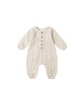 WOVEN JUMPSUIT || CEDAR CHECK