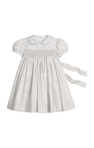 Smocked Peter Pan Dress - Winthrop Floral