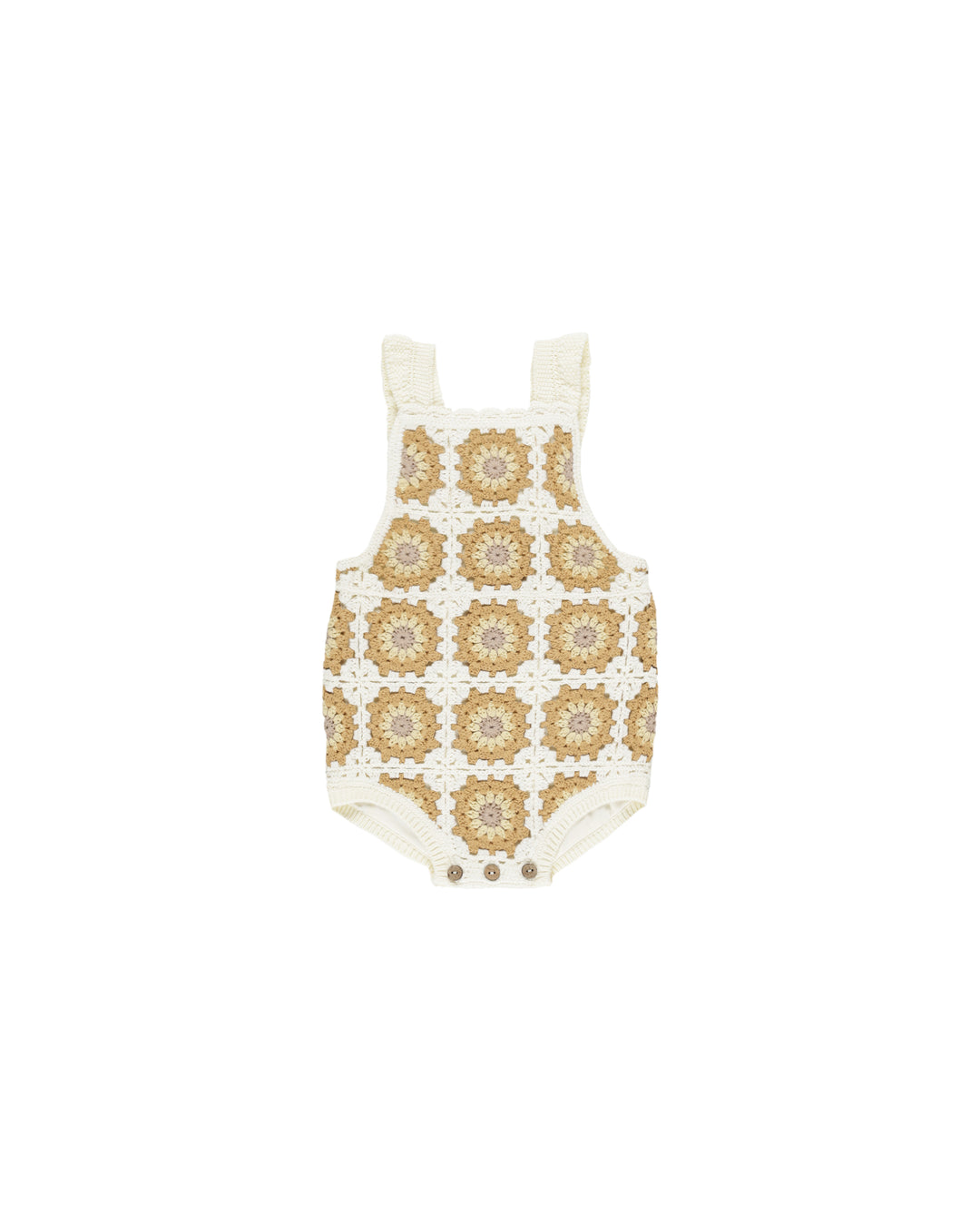 Crochet Romper - Marigold Daisy