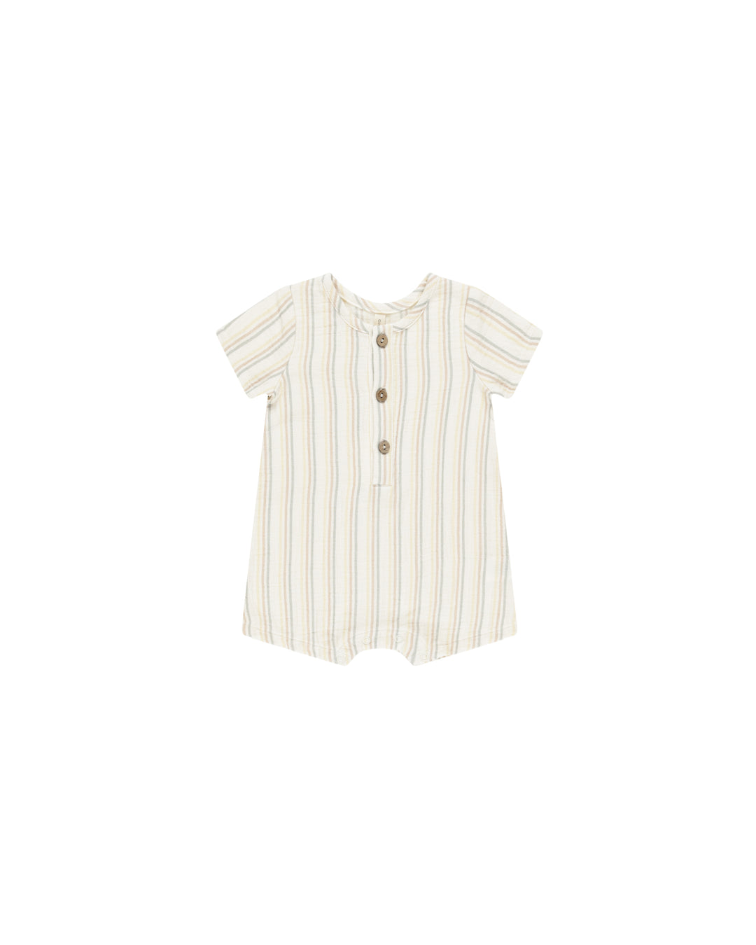 SS Woven Romper- Summer Stripe