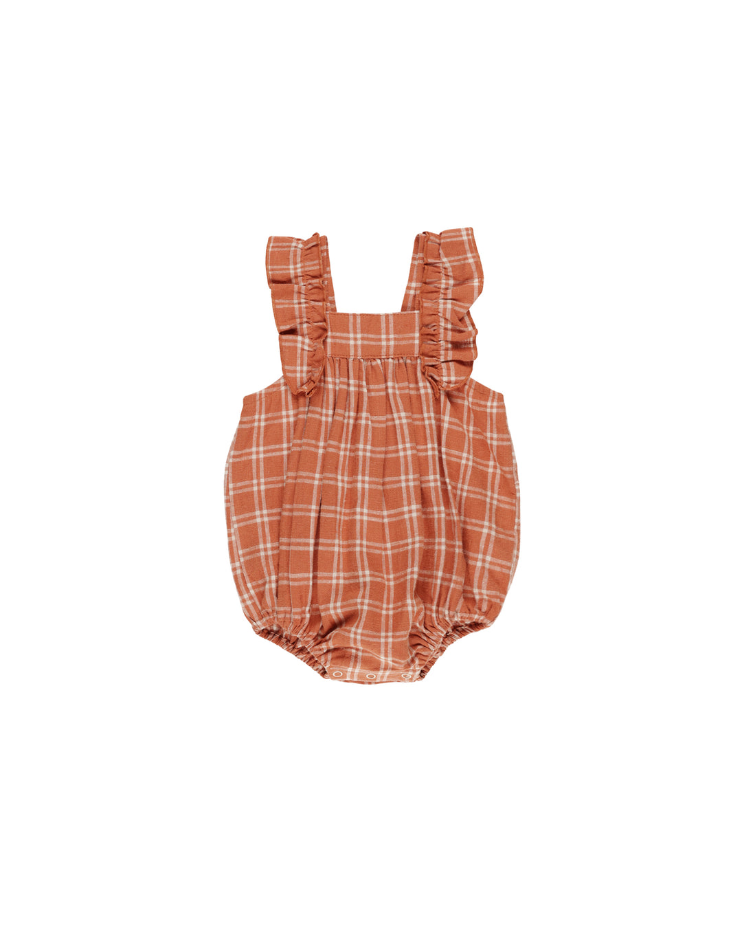 Maya Romper - Poppy Check