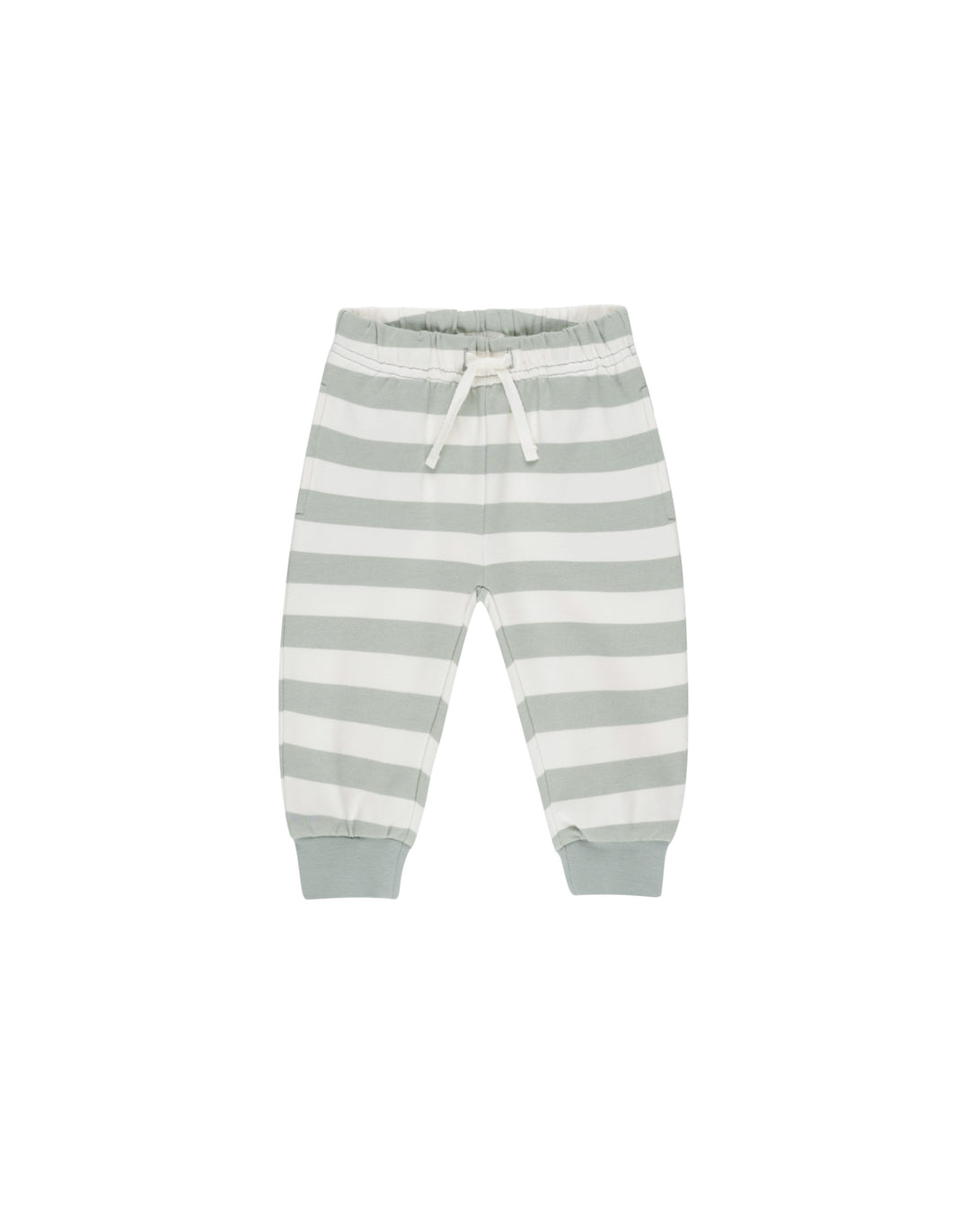 Relaxed Sweatpant- Sage Stripe