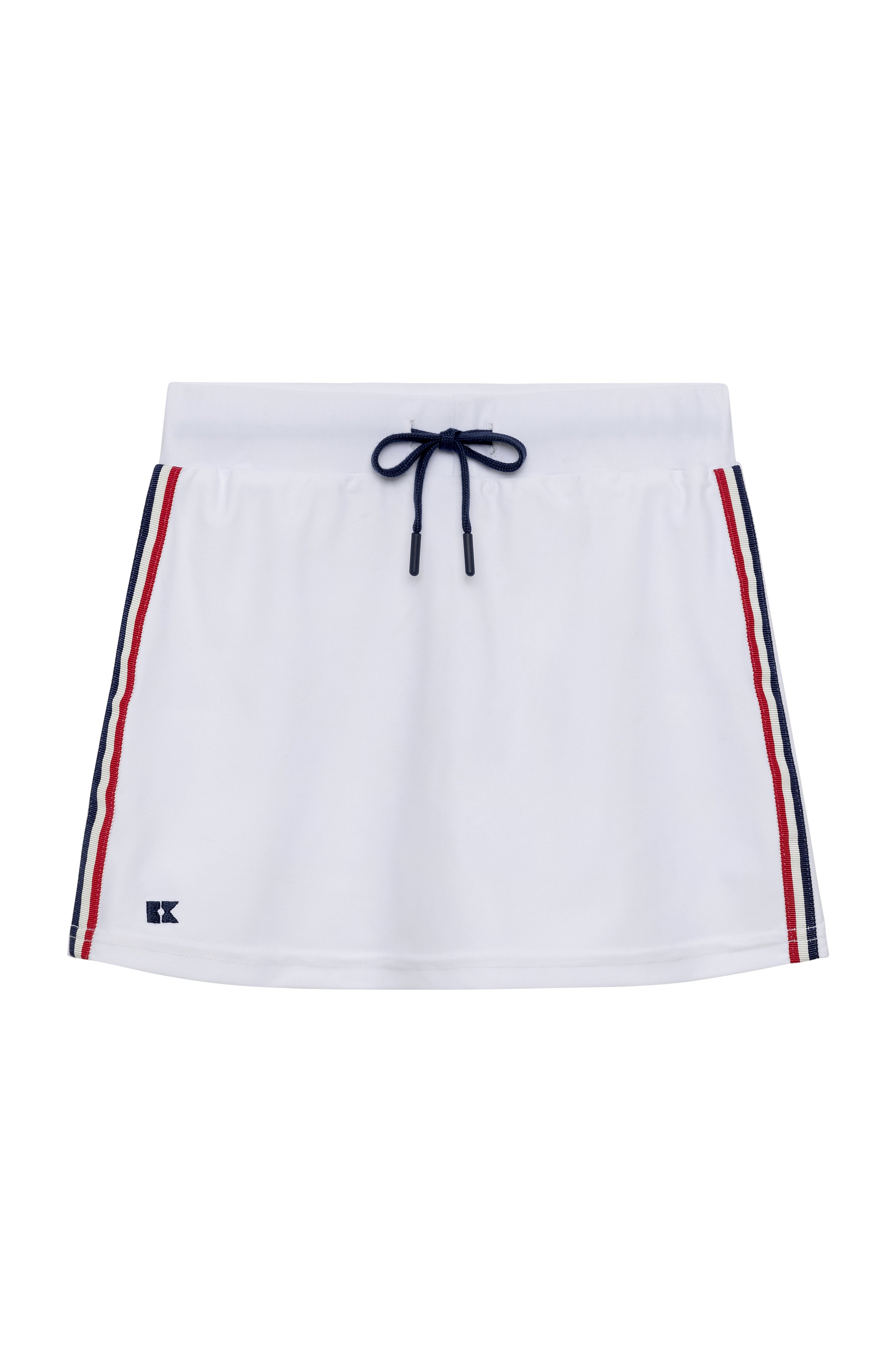 White/Red Tennis Skort