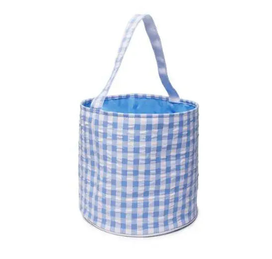 Easter Baskets! Blue Gingham