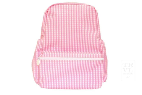 Backpacker- Gingham Pink