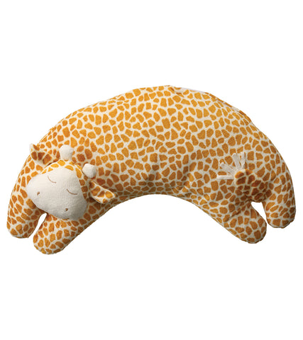 Curved Pillow - Tan Giraffe
