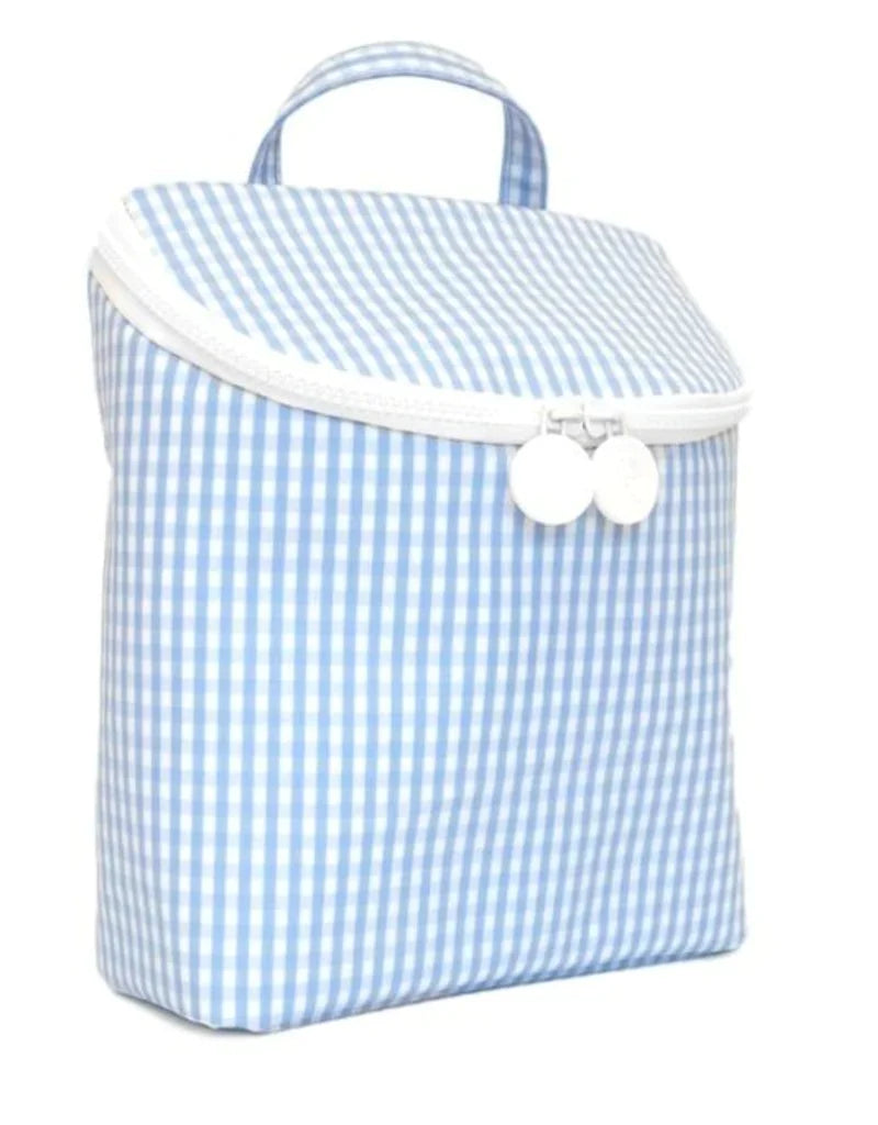 Take Away Insulated Bag- Gingham Sky