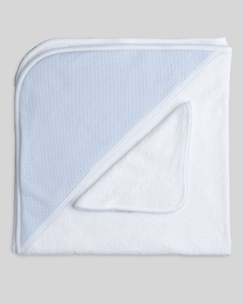 Baby Towel Clouds Blue