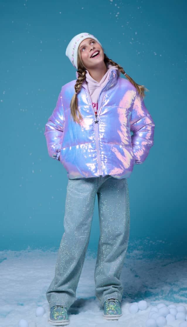Lavender Shimmer Puffer