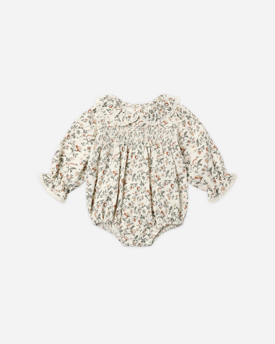 Callie Romper - Holiday Floral
