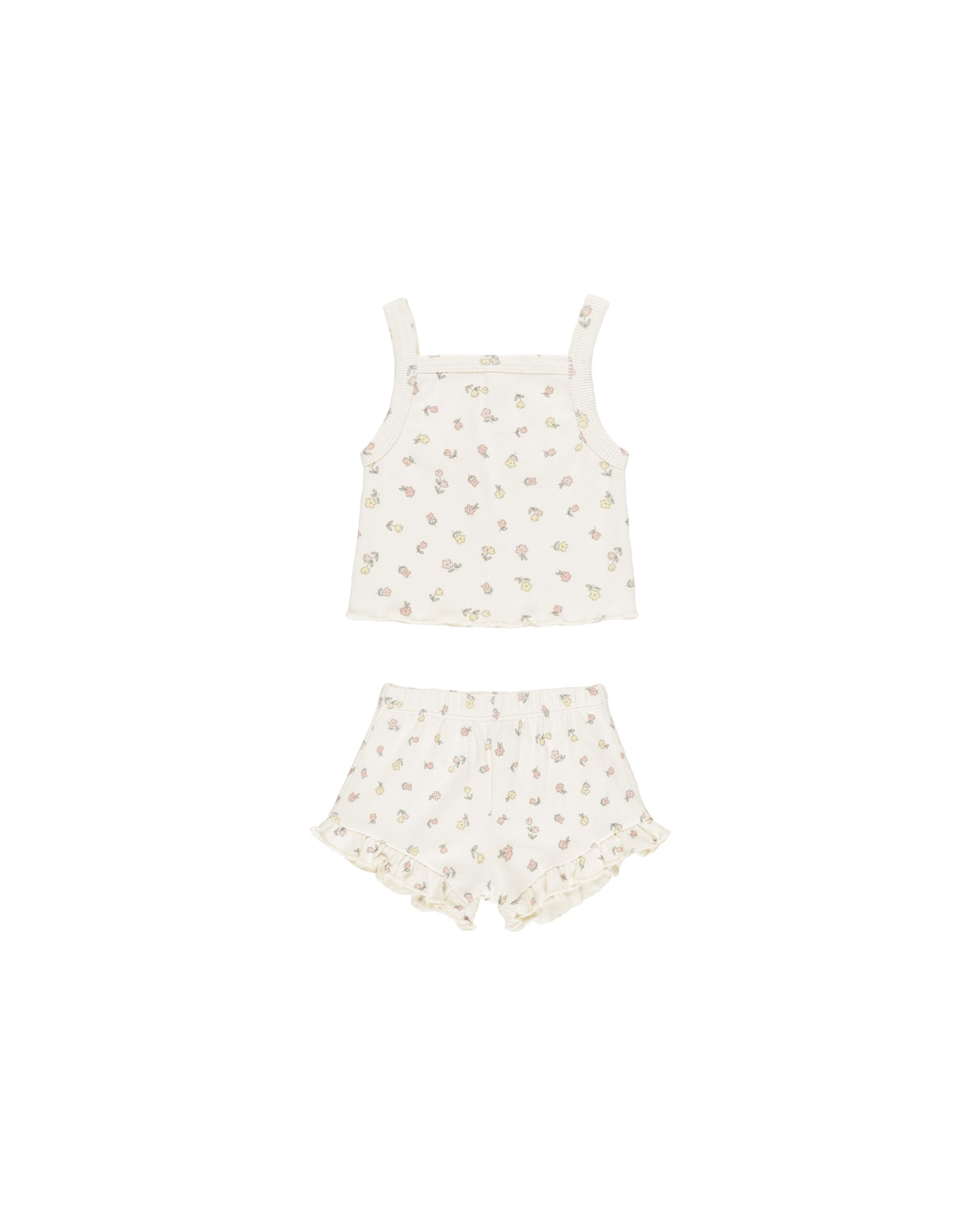 Evie Tank + Shortie Set-  Fleur