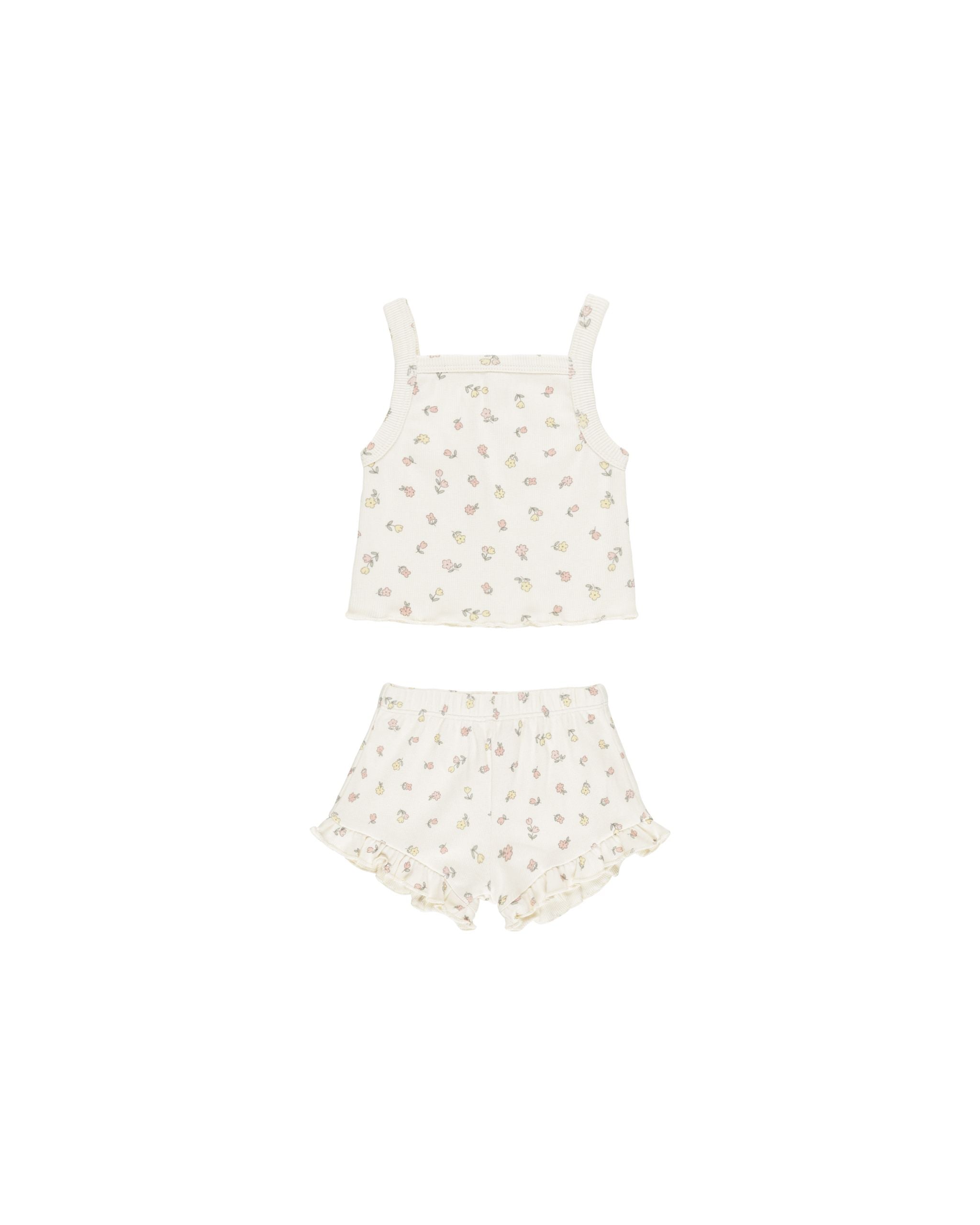 Evie Tank + Shortie Set-  Fleur