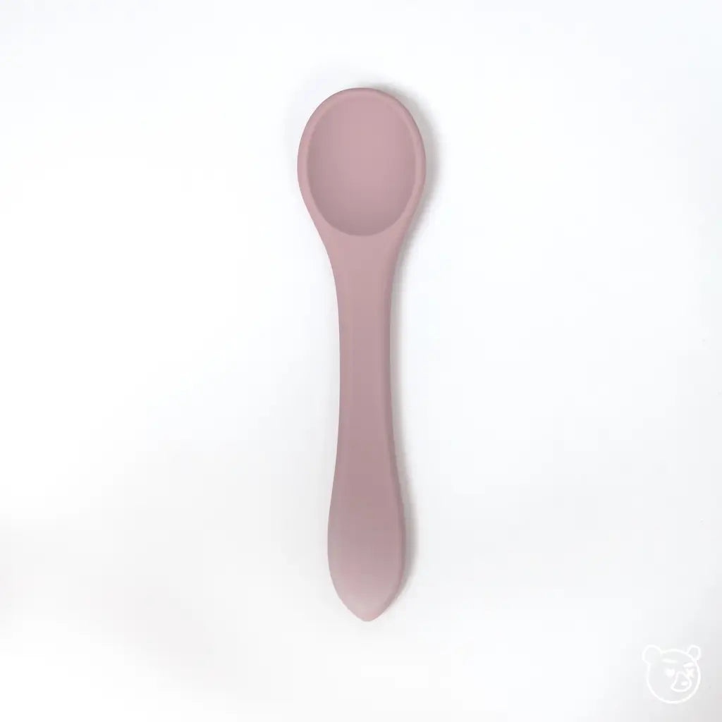 Silicone Spoon- Pale Mauve