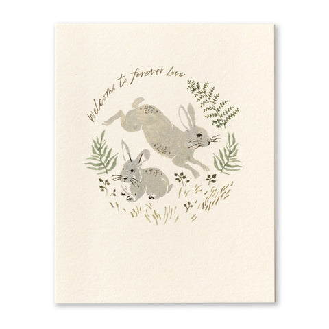 "Welcome to Forever Love" Card