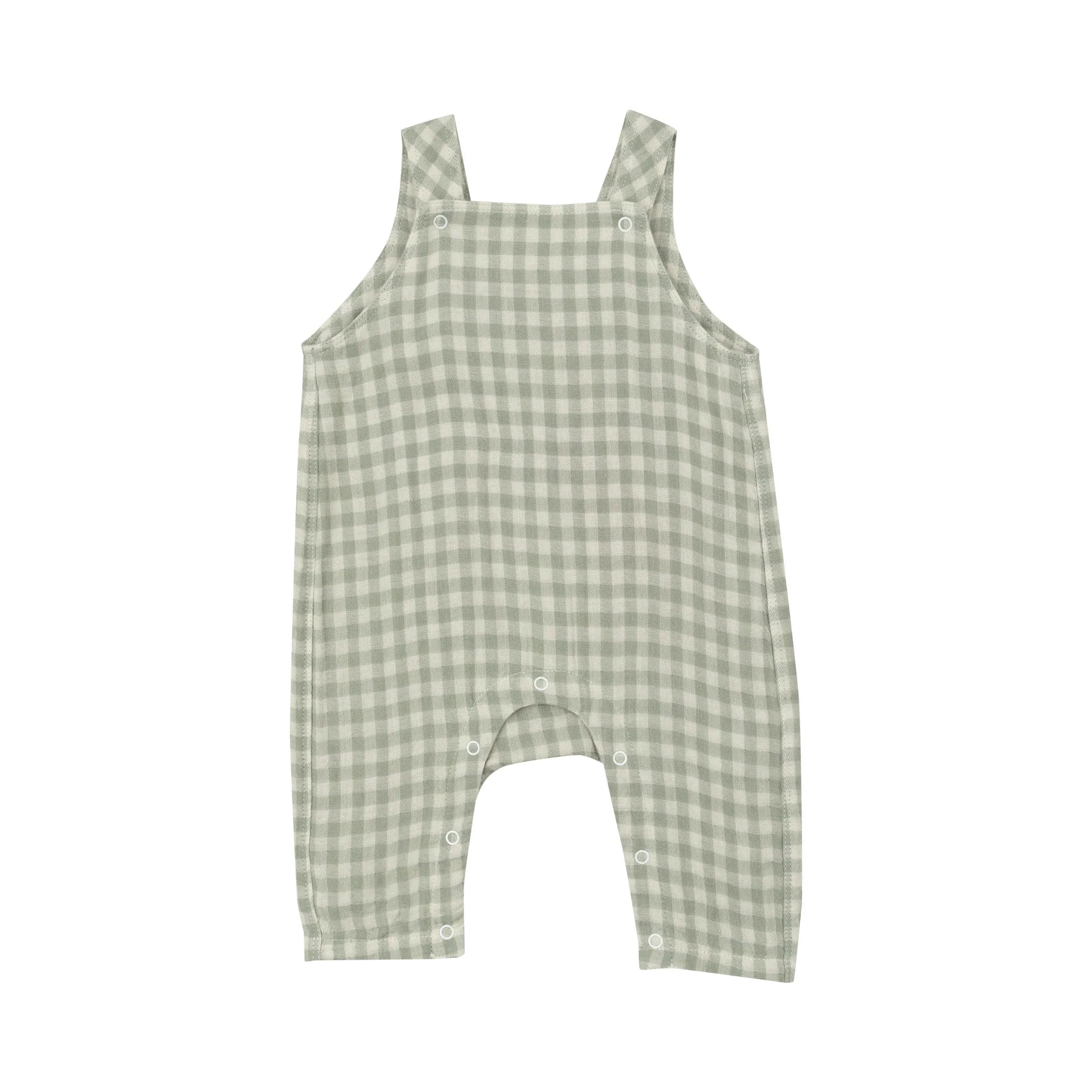 Overall- Mini Gingham Green