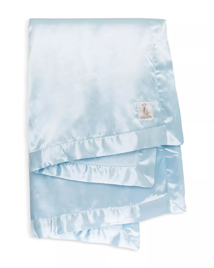 Chenille Satin™ Baby Blanket | Blue