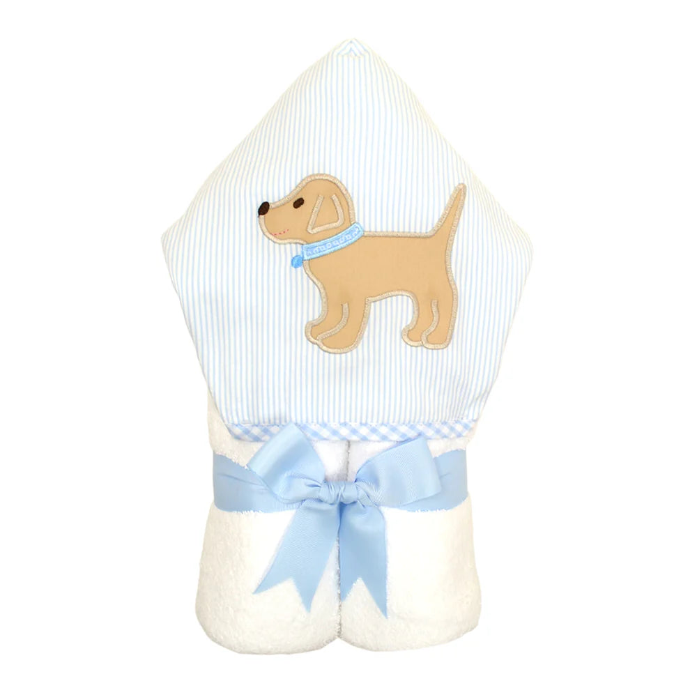 Everykid Towel- Blue Lab Puppy