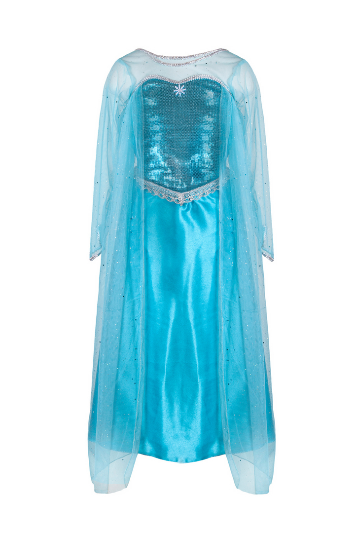 Ice Queen Dress With Cape Size 5/6