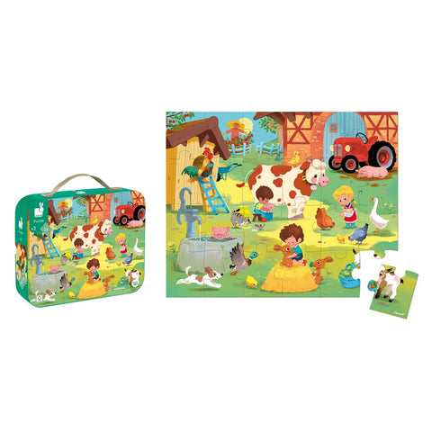Puzzle - a Day at the Farm 24pcs